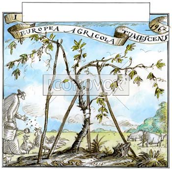 Politique agricole européenne, dessin de Maja, réf. 0006-0218