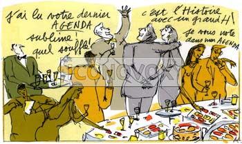 Le bon usage de votre agenda, dessin de Maja, réf. 0006-0244