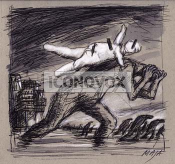 Abus sexuel, dessin de Maja, réf. 0006-0302