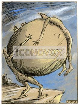Emmanuel Levinas, dessin de Maja, réf. 0006-0321