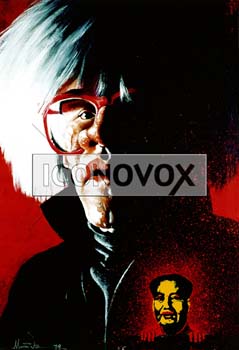 Andy Warhol, caricature de Moine, réf. 0045-0005