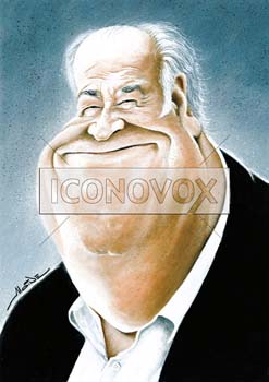 Claude Villers, caricature de Moine, réf. 0045-0010