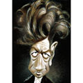 David Lynch, caricature de Moine, réf. 0045-0012