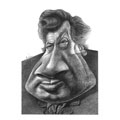 Jean-Claude Dreyfus, caricature de Moine, réf. 0045-0033