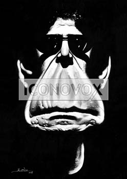 Lou Reed, caricature de Moine, réf. 0045-0044