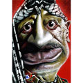 Yasser Arafat, caricature de Moine, réf. 0045-0071