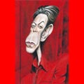 David Bowie, caricature de Moine, réf. 0045-0081