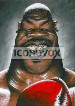Mike Tyson, caricature de Moine, réf. 0045-0083