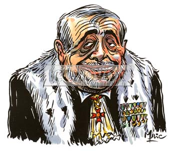 Philippe Seguin, caricature de Mric, réf. 0041-0014