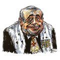Philippe Seguin, caricature de Mric, réf. 0041-0014