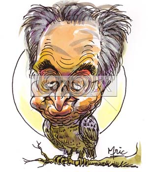Jacques Attali, caricature de Mric, réf. 0041-0021