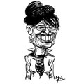 Sarah Palin, caricature de Mric, réf. 0041-0022