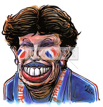 Roselyne Bachelot, caricature de Mric, réf. 0041-0027