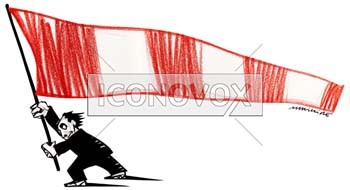 Communisme : une idée dans le vent, dessin de Phillipe, réf. 0011-0260