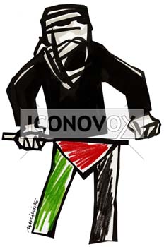 Hamas, dessin de Phillipe, réf. 0011-0269