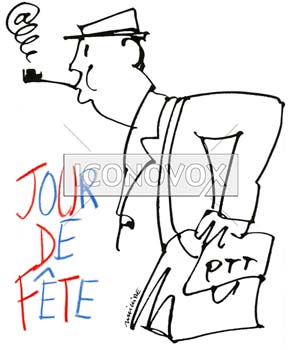 Jour de Fête, dessin de Phillipe, réf. 0011-0363