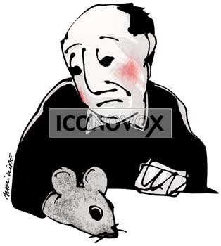 La souris, dessin de Phillipe, réf. 0011-0399