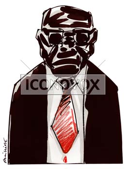 Mugabe, dessin de Phillipe, réf. 0011-0628