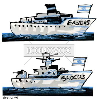 Exodus-Blocus, dessin de Phillipe, réf. 0011-0973