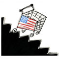Récession américaine, dessin de Phillipe, réf. 0011-1016