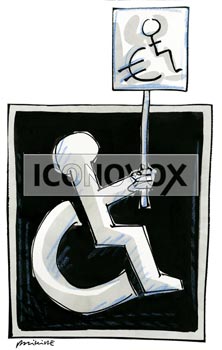 Handicap, dessin de Phillipe, réf. 0011-1347