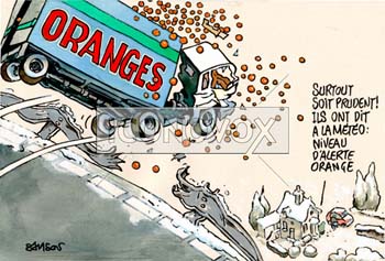 Alerte orange, dessin de Samson, réf. 0015-0820