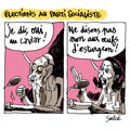 Élections au parti socialiste, dessin de Soulcié, réf. 0051-0229