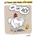 La poule aux ufs d'or dure, dessin de Soulcié, réf. 0051-0284