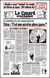 La Une du Canard enchaîné