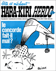 Hara-Kiri Une de Reiser : Le concorde