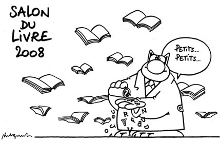 Le chat au salon du livre