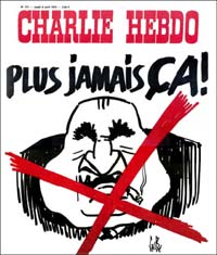 Plus jamais ça - Une Charlie Hebdo par Gébé