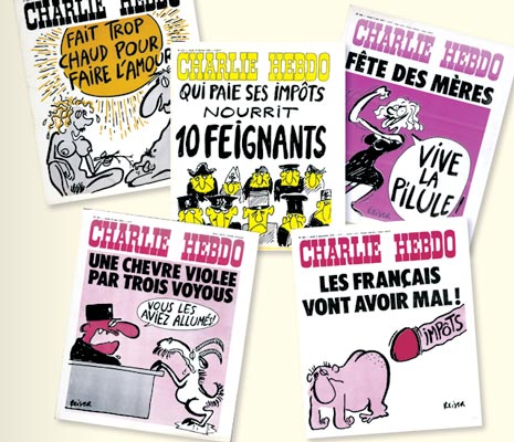 Une Charlie hebdo de Reiser