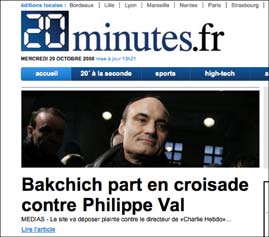 Val polémique Bakchich