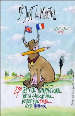 St-just-le-martel - affiche de Blachon 2004