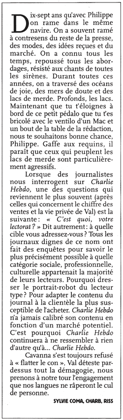 charlie : texte de Sylvie Coma, Charb, Riss