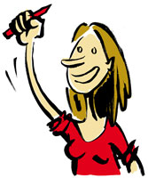 Besse : Dessinatrice de presse