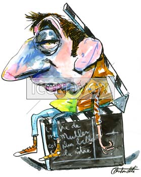 Michel Muller, caricature de Antonelli, réf. 0043-0040