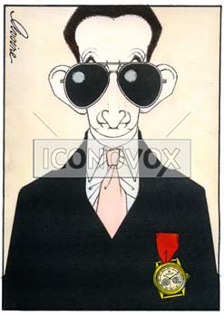 caricature de Avoine, réf. 0055-0007
