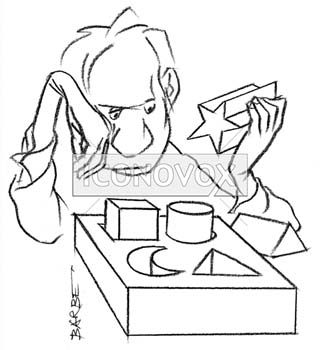dessin de Barbe, réf. 0023-0571