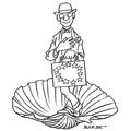 dessin de Barbe, r&eacute;f. 0023-0808