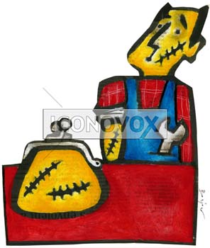 Smicatrice, dessin de Bonjour, réf. 0030-0017