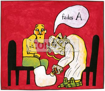 Faites A, dessin de Bonjour, réf. 0030-0031