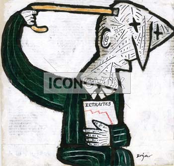 Du plomb dans la retraite, dessin de Bonjour, réf. 0030-0035