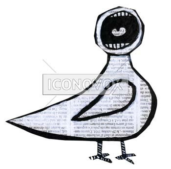 Une grande gueule, dessin de Bonjour, réf. 0030-0038