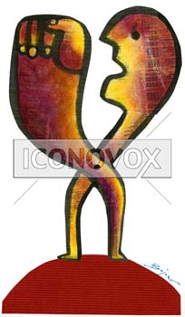 dessin de Bonjour, r&eacute;f. 0030-0082