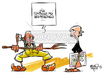 dessin de Bruno Dalèle, réf. 0033-0005