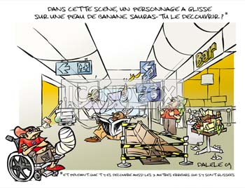 dessin de Bruno Dalèle, réf. 0033-0040