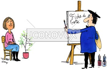 dessin de Cambon, réf. 0056-0809