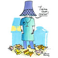 dessin de Catherine Beaunez, r&eacute;f. 0021-0203